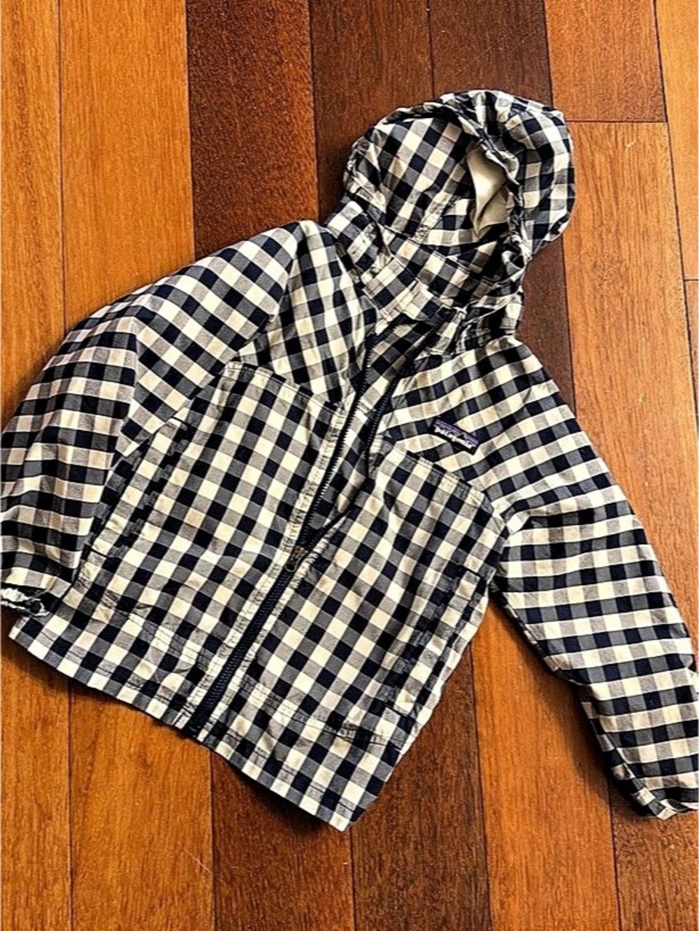Patagonia Baby High Sun Jacket Blue & White